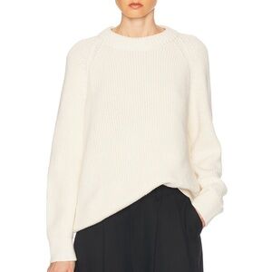 Jenni Kayne Ivory Crew Neck Sweater